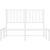  Metalni okvir za krevet s uzglavljem bijeli 120x200 cm | Eponuda.ba