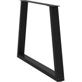  Noge za blagovaonski stol V-oblik 3 kom Crne 90 x (72-73,3) cm Čelik | shoptok.hr