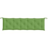  Jastuk za vrtnu klupu prošarano zeleni 180x50x7 cm od tkanine | shoptok.hr