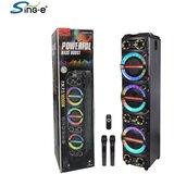  BLUETOOTH ZVUCNIK ZQS8315 WOOD BT MIC X2 25W-2 352-347-1163MM SING-E | Eponuda.ba