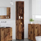 vidaXL visoki ormarić za kupaonicu staro drvo 30 x 35 x 192 cm Cijene