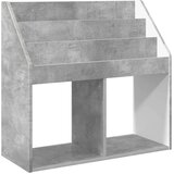  Otroška knjižnica Betonsko siva 72,5 x 29,5 x 69 cm, (5000157390) | Shoptok.si