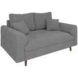 Ropez Siva sofa od bouclé tkanine 150 cm Ariella – Cijene