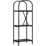 vidaXL Polica Crni hrast 40 x 30 x 109 cm Konstruirano drvo | shoptok.hr