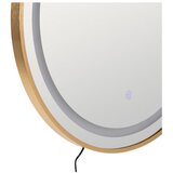 Ixia Stensko ogledalo z lučjo 60x60 cm – | Shoptok.si