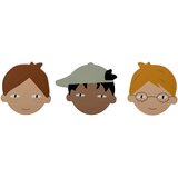 Bloomingville Mini Stenski obešalniki v kompletu 3 ks Simson – | Shoptok.si