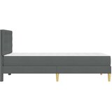  Okvir kreveta s madracem Tamno siva 90 x 190 cm tkanina | shoptok.hr