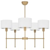  Luster na šipci MADELA 5xE14/40W/230V bela/bež | Eponuda.com