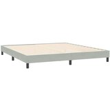  posteljni okvir brez vzmetnice svetlo siva 200x210 cm žamet, (21829504) | Shoptok.si