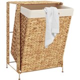 vidaXL Košara za rublje 44 x 34 x 64 cm od vodenog zumbula | shoptok.hr