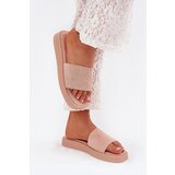 Boto Women's Platform Slippers Made Of Eco Suede Dirty Pink Jorina | Shoptok.si