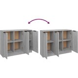  Komoda boja sivog hrasta sonome 90,5x30x70 cm konstruirano drvo | shoptok.hr