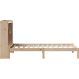 Krevet s regalom za knjige bez madraca 90x190 cm od borovine | Eponuda.ba