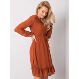 RUE PARIS Dress-264-SK-1369.14P-light brown | shoptok.hr
