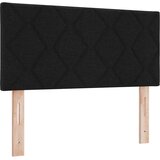  s opruga kutije s uzglavljem Crna 90 x 200 cm tkanina | shoptok.hr