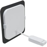 Ferotehna led rasvjeta ugradni panel 6 w 570 lm, dip 3000/4000/6500K IP20 č crni | shoptok.hr