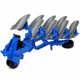  Agricultural Farm Tractor With Double-Furrow Plow Rubber Wheels Green 1:24 | Shoptok.si