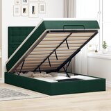  Okvir za krevet s madracima tamnozeleni 120x190 cm baršunasti | shoptok.hr
