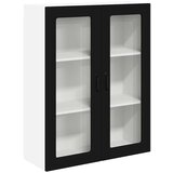 vidaXL zidni kuhinjski ormarić crna 80 x 31 x 100 cm konstruirano drvo | shoptok.hr