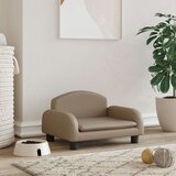  Krevet za pse boja cappuccina 50 x 40 x 30 cm od umjetne kože | shoptok.hr
