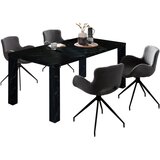 MID.YOU JEDILNA MIZA, črna | Shoptok.si