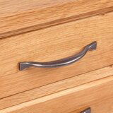 vidaXL Nočna omarica 3 predali 40x30x54 cm trdna hrastovina | Shoptok.si