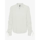 Pieces White Ladies Shirt Brenna - Women