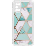 AVIZAR Ovitek za Samsung Galaxy A03s in Samsung Galaxy A02s, odporen proti udarcem, geometrijski vzorec, marmorna turkizna in bela, (20717686) | Shoptok.si