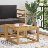Vanjski stol Čvrsto drvo akacije Bijela 59 x 59 x 37 cm - Bijeli 1x stol | shoptok.hr