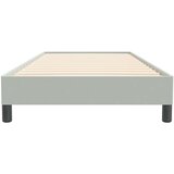 Box Spring krevet bez madracem svijetlo sivi 90x220 cm baršun | shoptok.hr