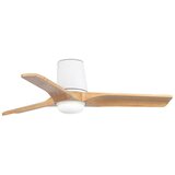 Faro 33836-1TW-LED prigušiva ventilator HEYWOOD TUB S 10W/230V borovina/bela prečnik 90 cm + daljinski upravljač Cene