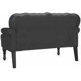  Chesterfield klupa Crna 119,5 x 64,5 x 75 cm Lažna koža | Eponuda.com