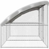  Kućica za pse 2 pcs Srebrno 4 x 2 x 2 m Pocinčani čelik | shoptok.hr