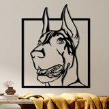 Wallity Zidna dekoracija Doberman, 44 x 54 cm, Crna | Eponuda.ba