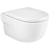 Roca Zidna WC školjka bez ruba Meridian (Š x V: 36 x 36 cm, Bijela)