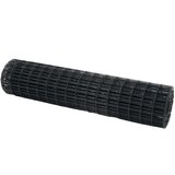 vidaXL Siva evropska ograja 1.2x10 m jeklo Cene