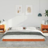  Konstrukcija postelje Voskast rjav 200 x 210 cm, (5000124182) | Shoptok.si