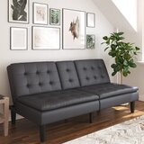 Støraa Siva sklopiva sofa od imitacije kože 191 cm Maine – | shoptok.hr