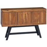 TV stojalo s predalom Naravna 110 x 30 x 75 cm Trden tikov les, (5000112805) | Shoptok.si