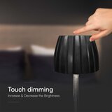  LED prigušiva punjiva stolna lampa LED/2,7W/5V 3000-6000K 1800 mAh crna | Eponuda.com