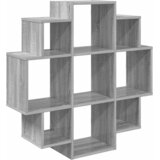 vidaXL Stenska polica Siva Sonoma 90 x 25 x 90 cm Inženirski les, (5000307081) | Shoptok.si