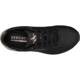 Skechers Nizke superge 'Uno-Golden Air' rožnato zlata / črna / bela | Shoptok.si