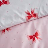 Sassy B Rožnata posteljnina za zakonsko posteljo 200x200 cm Dotty Bows – | Shoptok.si