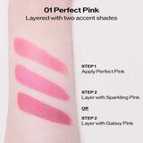 Shiseido Technosatin Pink satenasta šminka odtenek 01 Perfect Pink 3.3 g | Shoptok.si