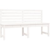  Vrtna klupa bijela 157,5 cm od masivne borovine | shoptok.hr