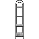 vidaXL Knjižna polica Siva sonoma 80 x 30 x 146 cm Konstruiran les | Shoptok.si