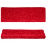  Prostirke za stepenice 15 kom 65x21x4 cm crvene pravokutne rubove | shoptok.hr