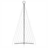 vidaXL Lučke za novoletno jelko 570 LED diod hladno tople bele 399 cm | Shoptok.si