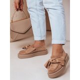 DStreet Mokasyny damskie na platformie LOFTIS khaki | Shoptok.si