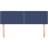  Posteljno vzglavje 2 kosa modro 72x5x78/88 cm blago, (20738057) | Shoptok.si